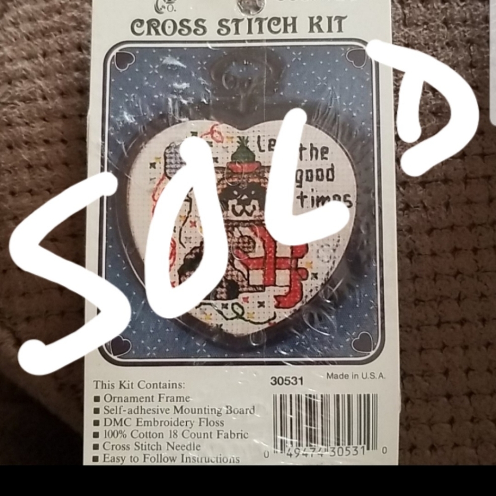 Christmas Cross Stitch Kits--SOLD